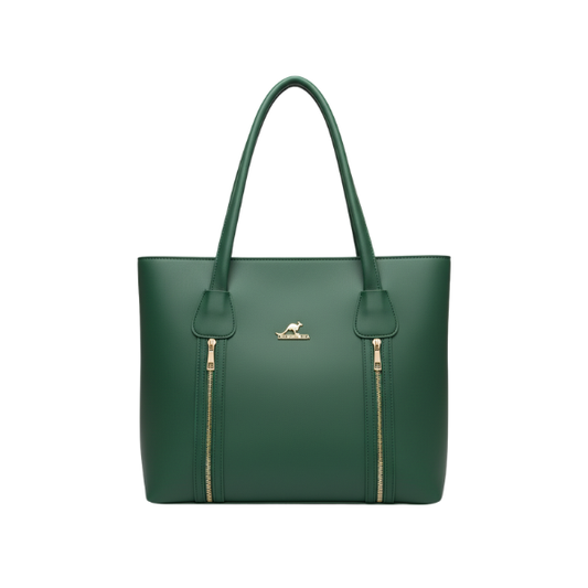 Green Zip Tote Bag