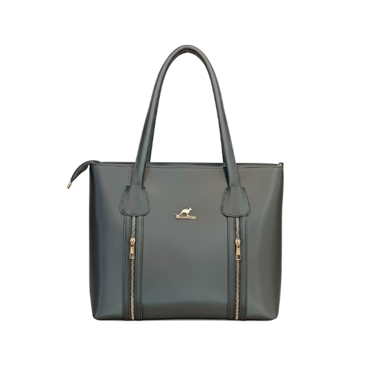 Green Zip Tote Bag