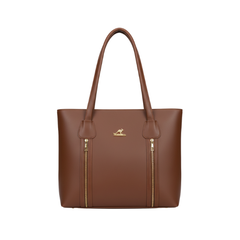 Maroon Zip Tote Bag