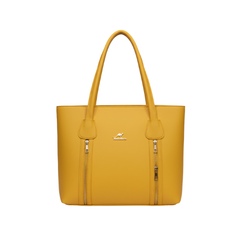 Yellow Zip Tote Bag