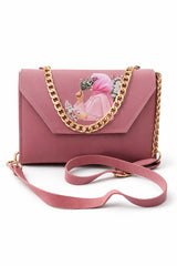 Pink Hijab Art  Crossbody Bag